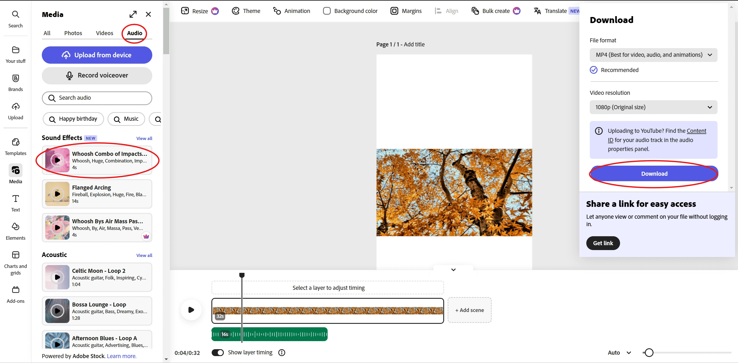 Select an Audio File
