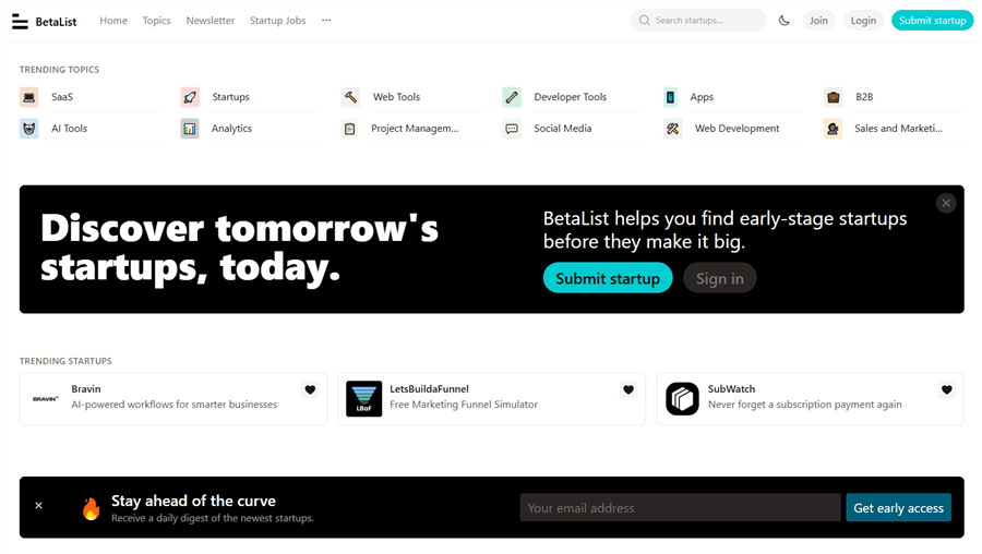 Best Product Hunt Alternatives - BetaList