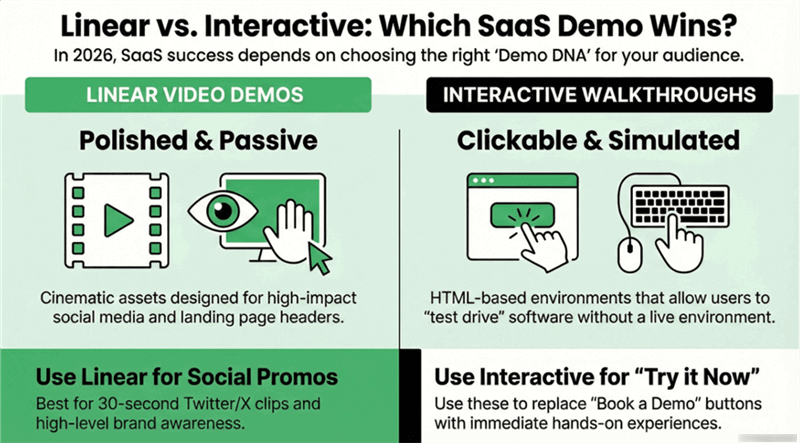 Choose Your SaaS Demo Type