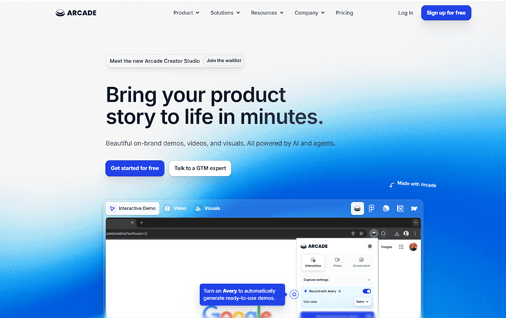 Interactive Demo Software - Arcade