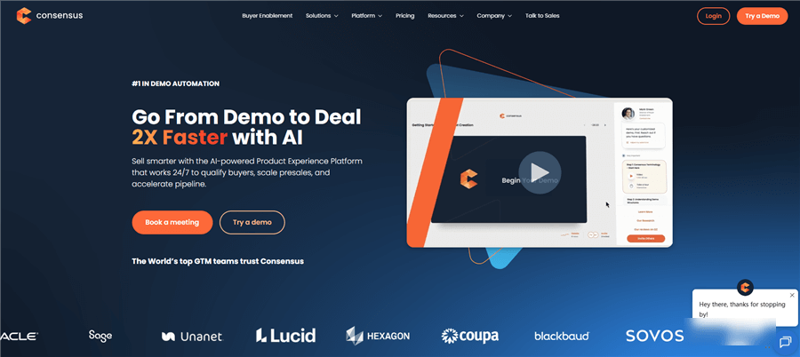 Interactive Demo Software - Consensus
