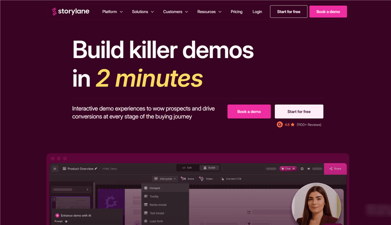 Interactive Demo Software - Storylane