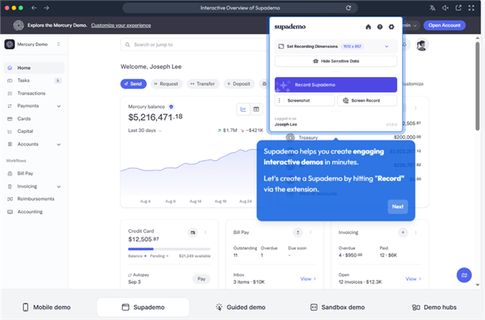 Interactive Demo Software - Supademo