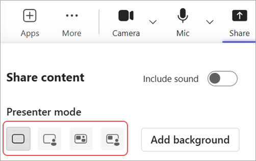 Engaging Presenter Modes