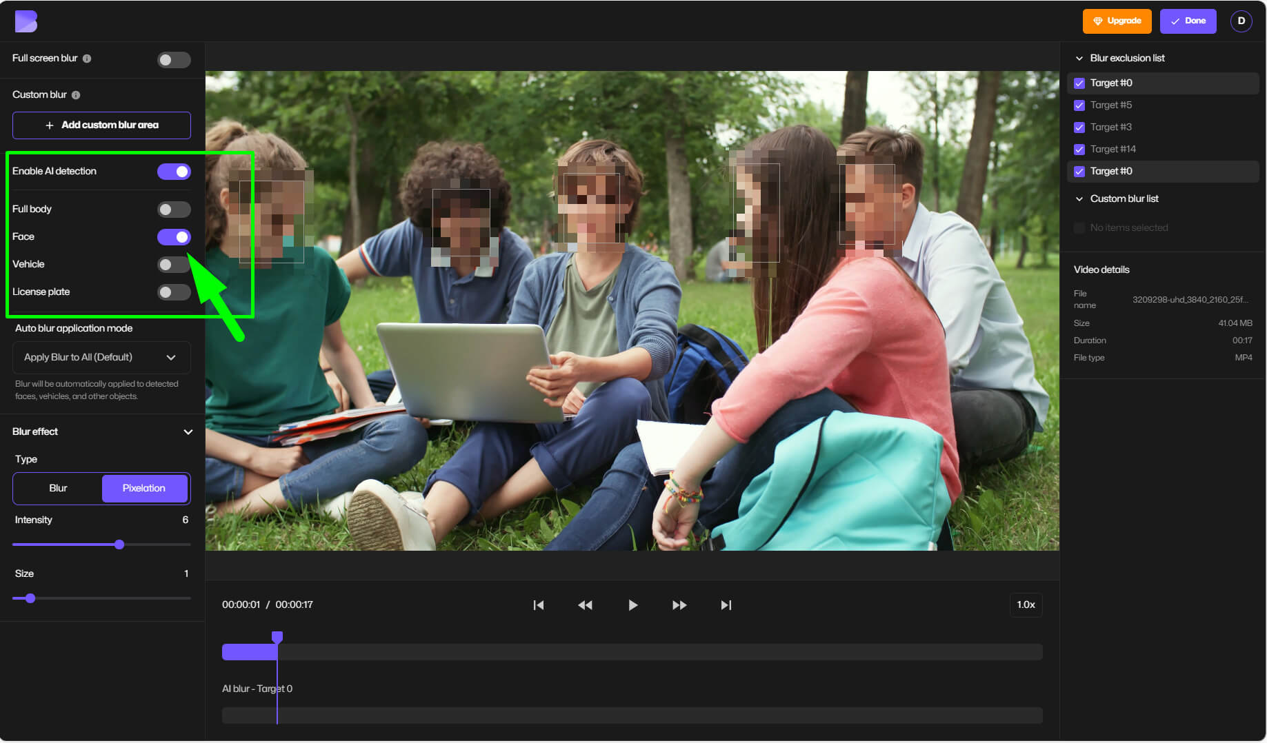 Blur.me Face Pixelizer
