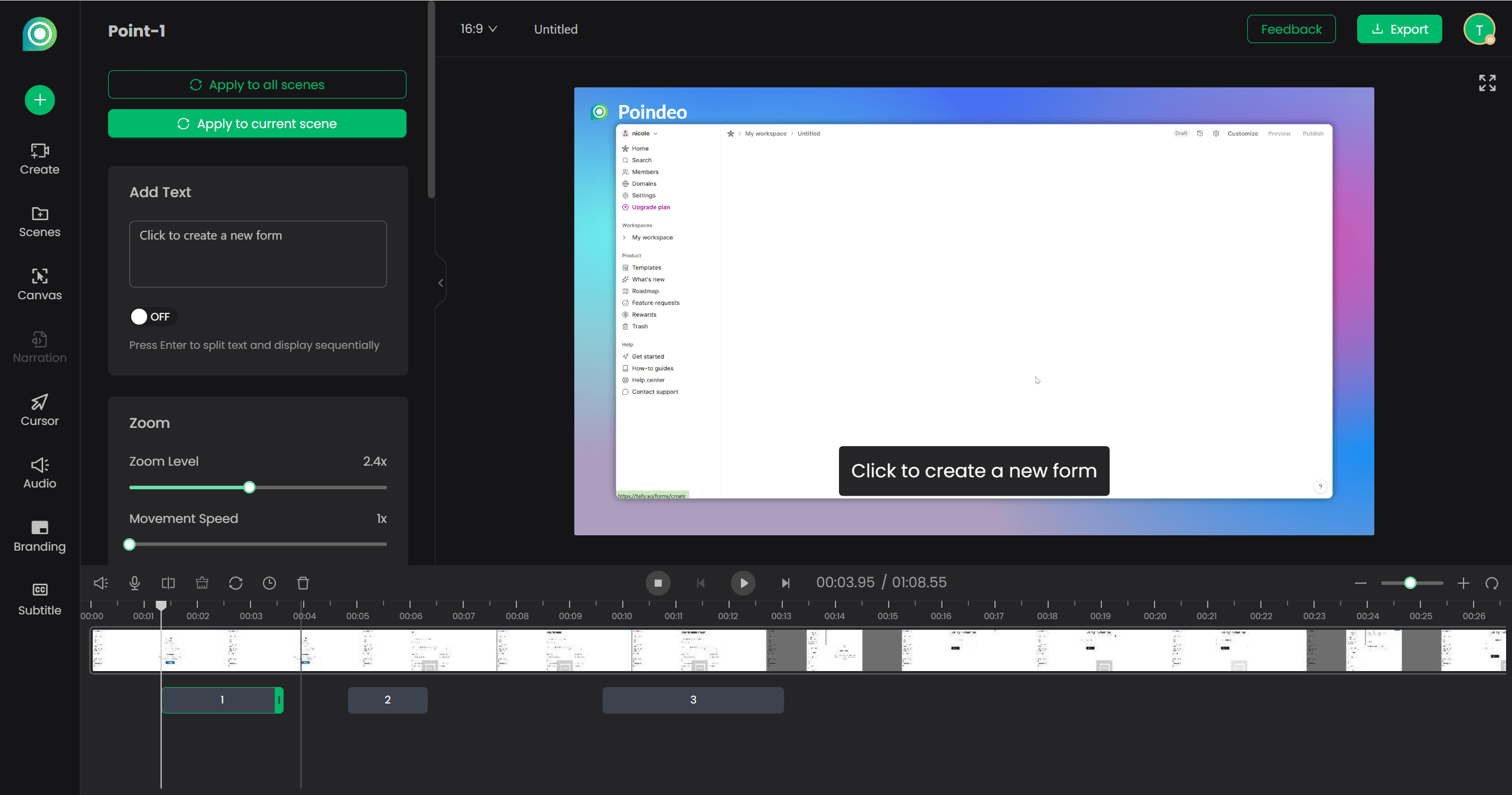 Click to Add Zoom Effects