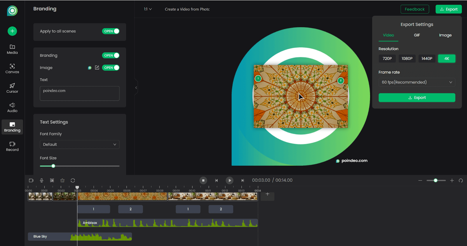 Export High-Quality Video