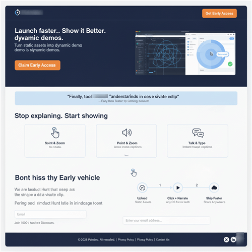A Pre-launch Landing Page