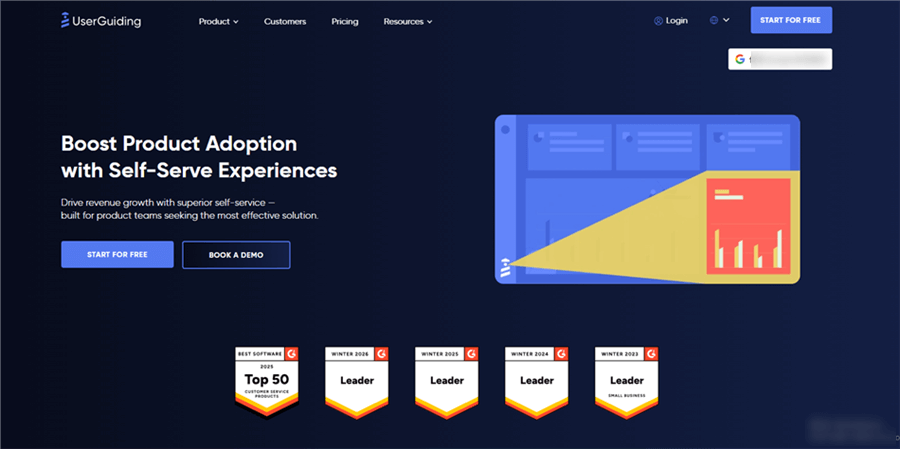 Best Product Marketing Tool - UserGuiding