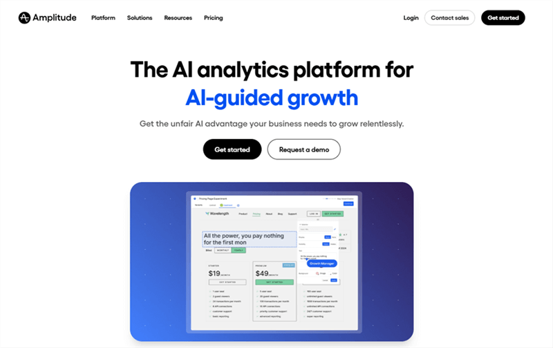 Best Product Marketing Tools - Amplitude