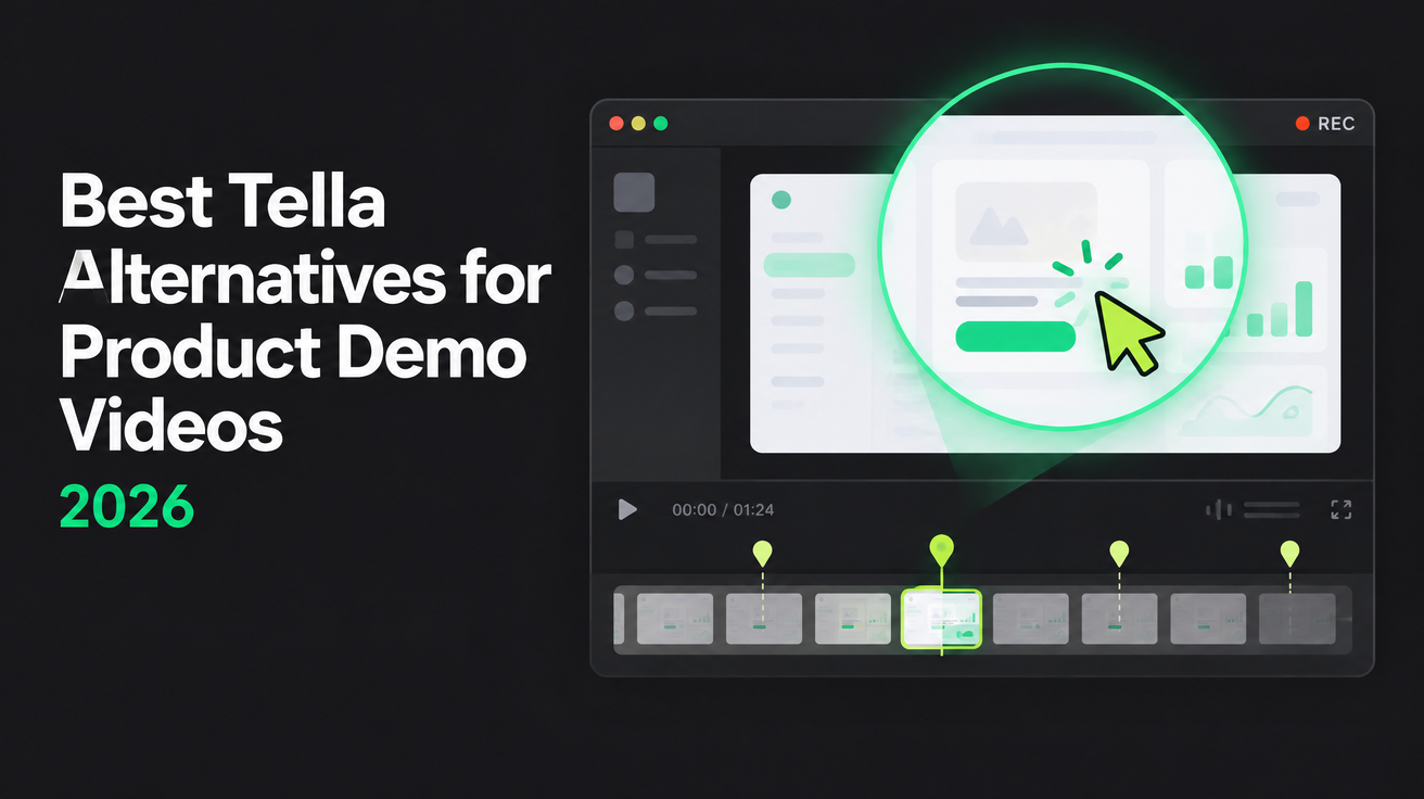 Best Tella alternatives for product demo videos in 2026