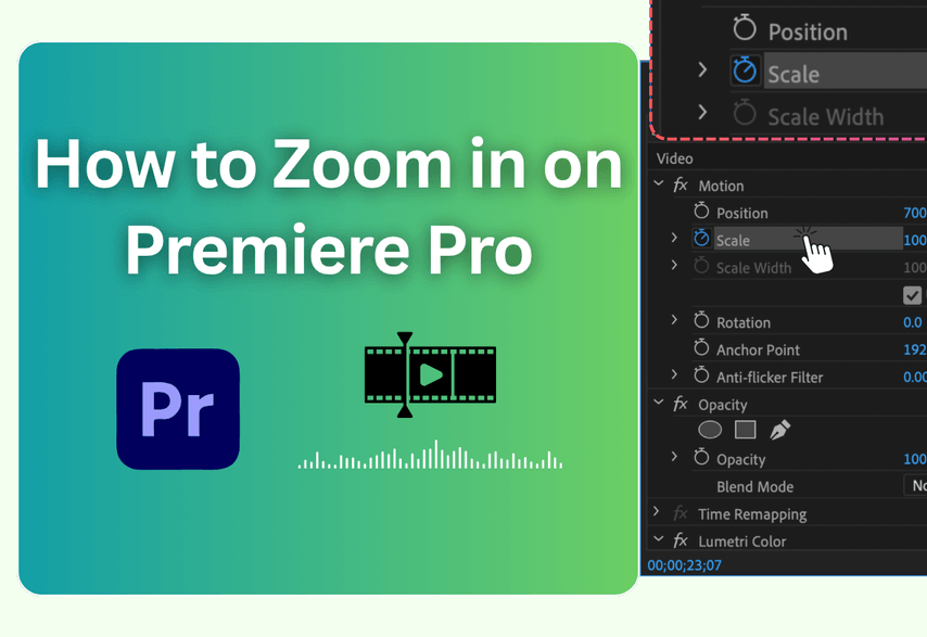 How to Zoom in on Premiere Pro