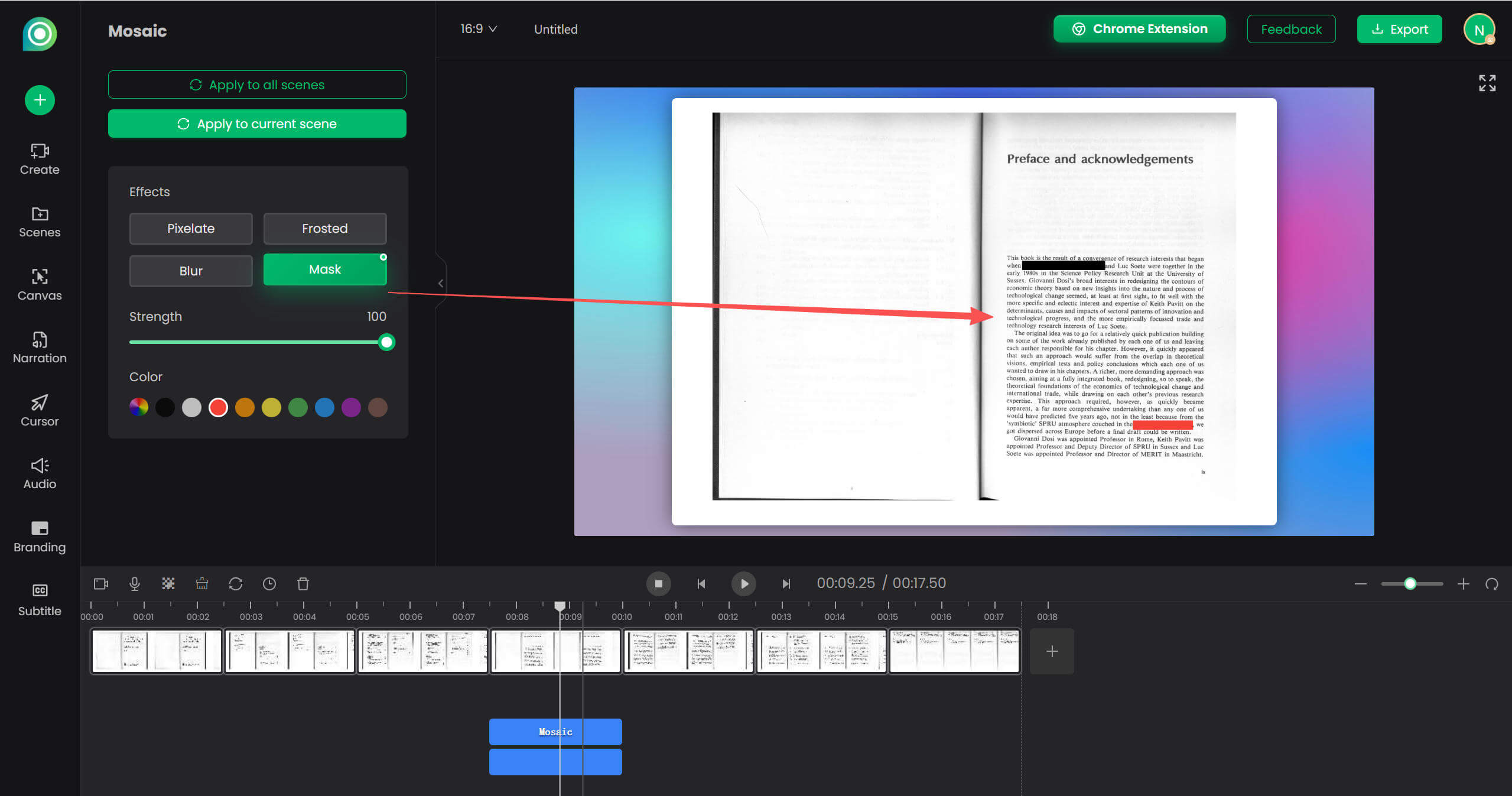 Poindeo Mask Effects