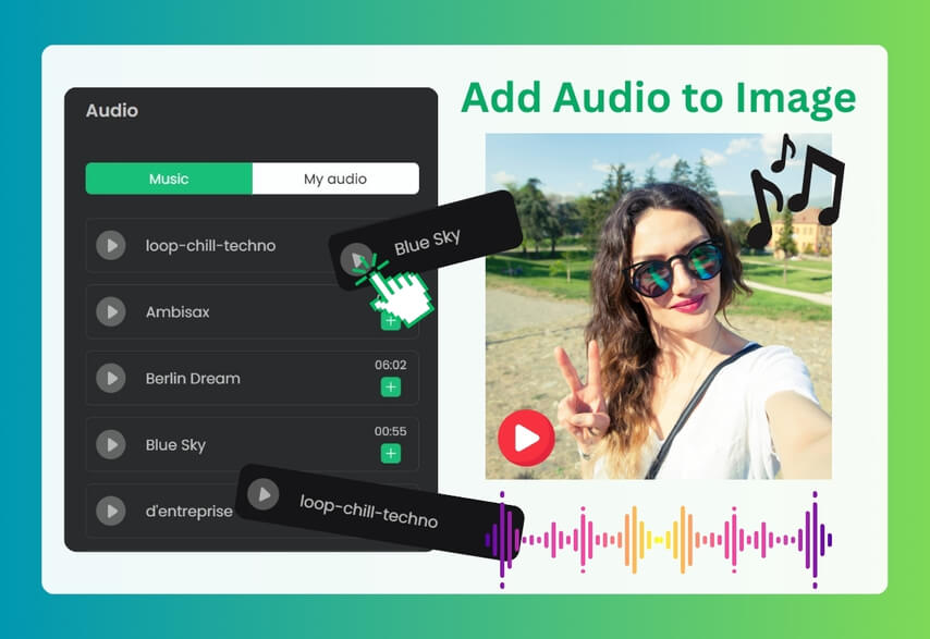 Add Audio to Image with Ease
