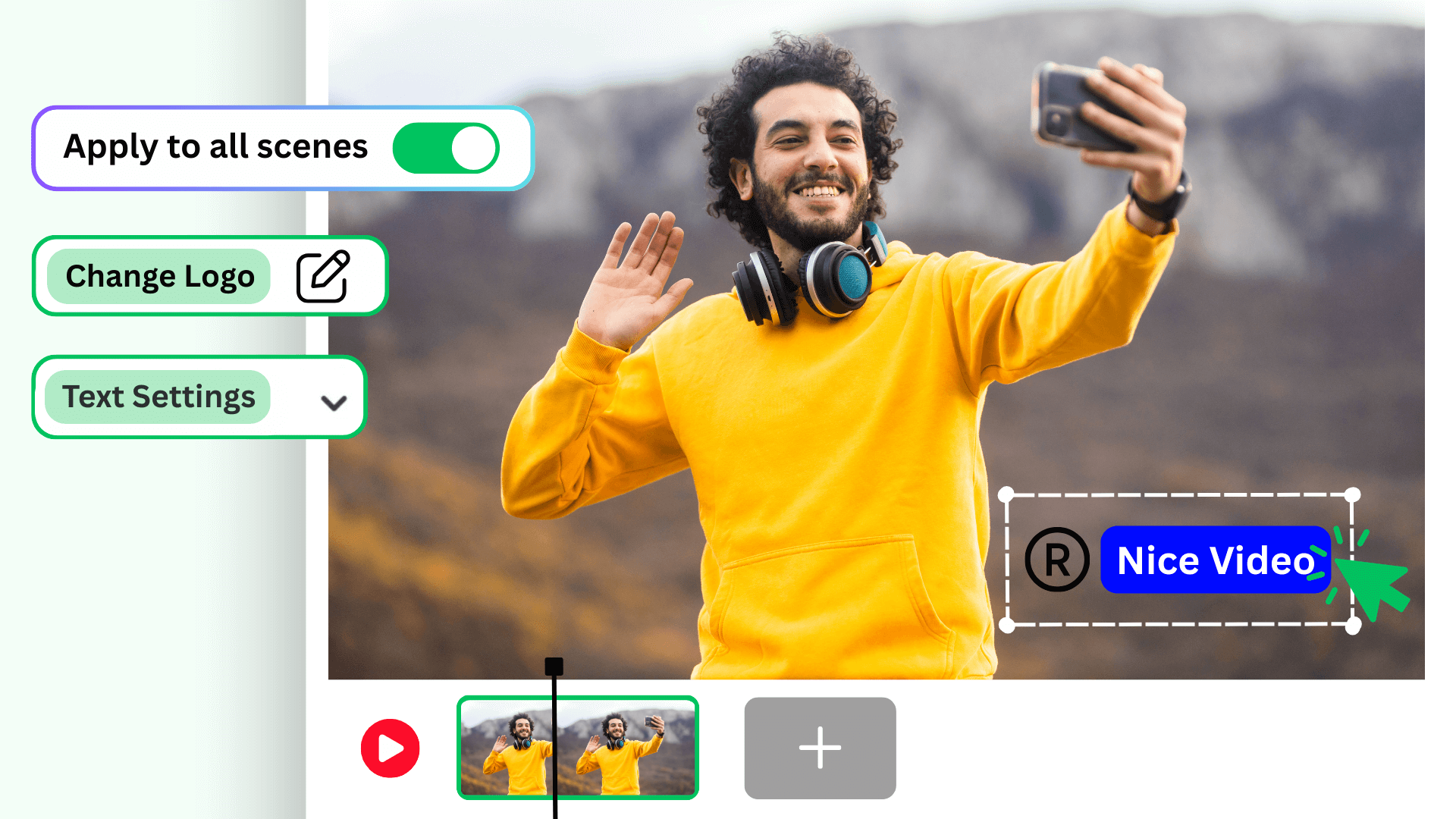 Watermark Videos Online with Poindeo