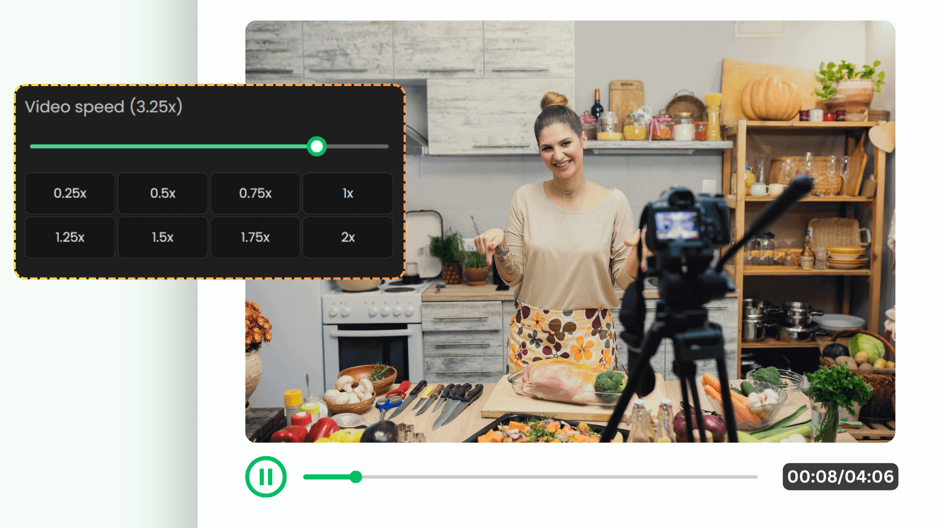 Change Video Speed Online