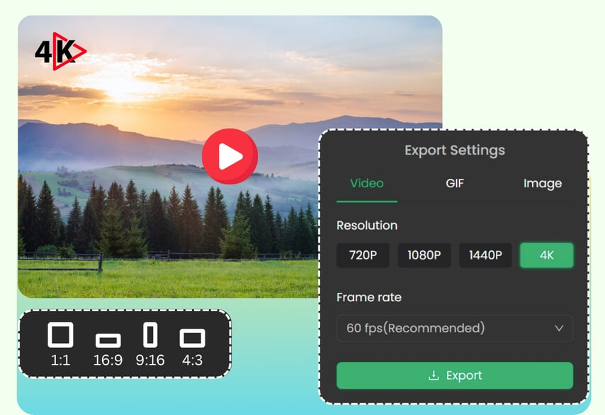 Flexible Export Options