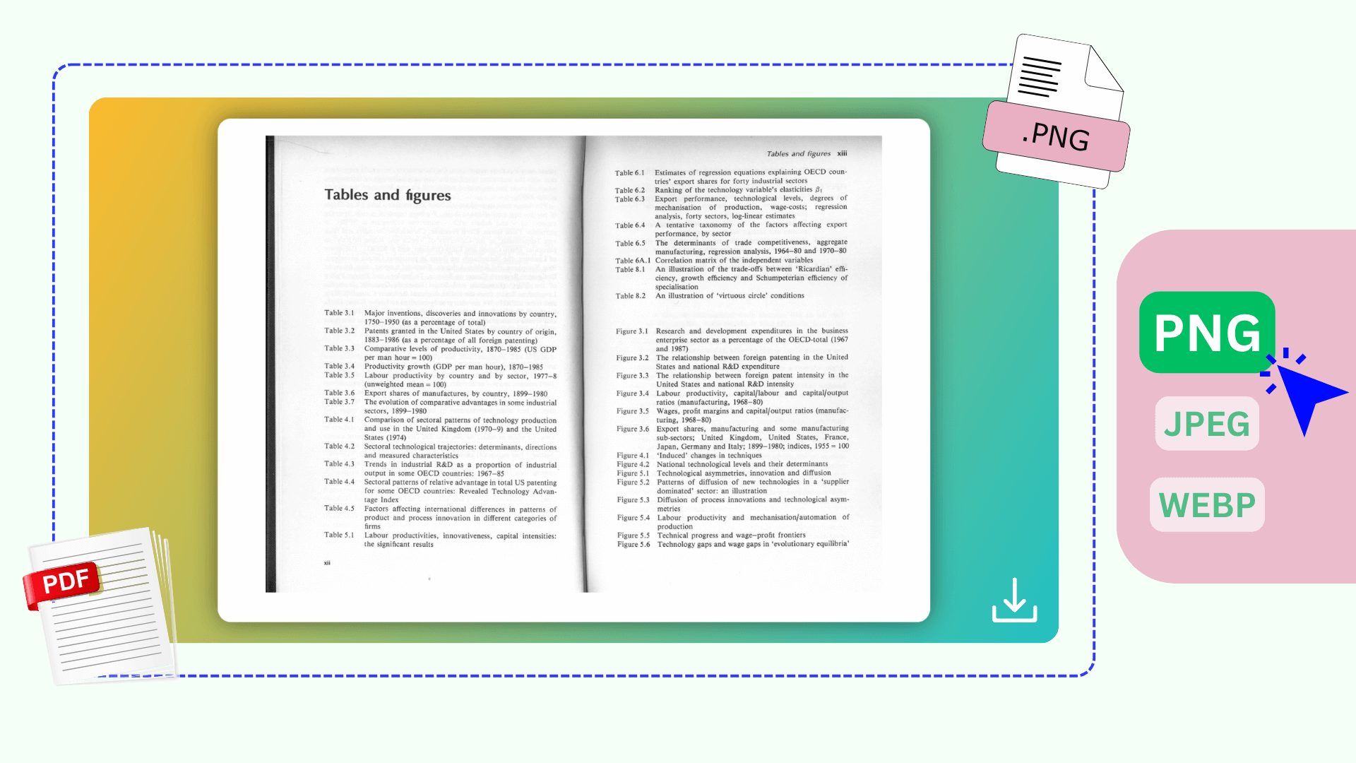 Convert PDF to PNG Online