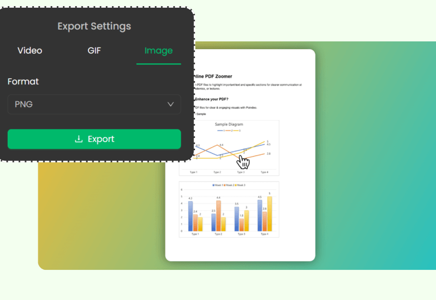 Upload PDF and Export PNG Instantly